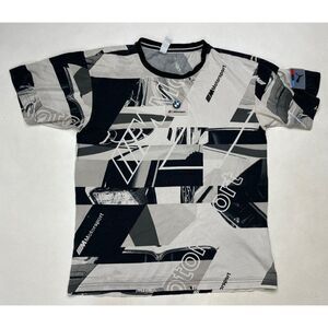 Puma BMW Motorsport All Over Print Graphic T-shirt Men Medium Short Sleeve